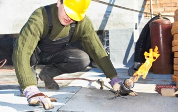 Camusnagaul flat roof construction